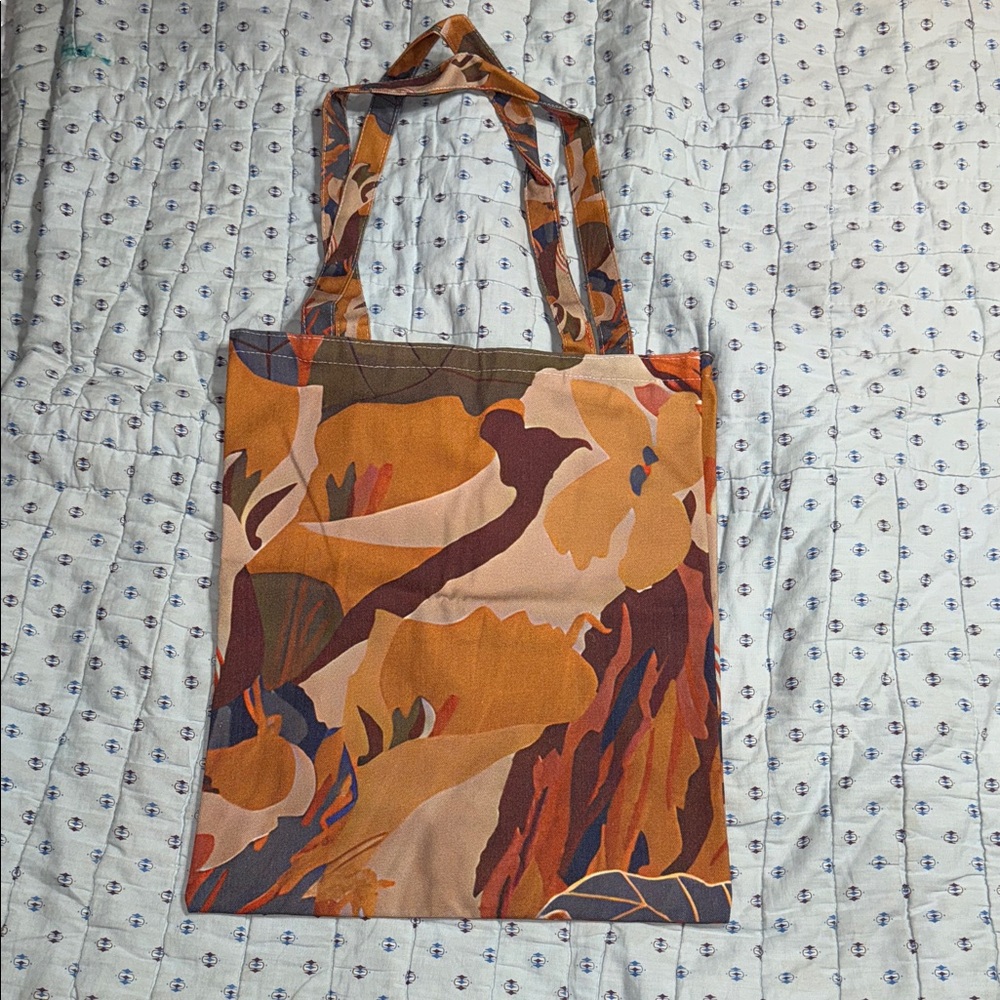 Multicolor Canvas Tote Bag